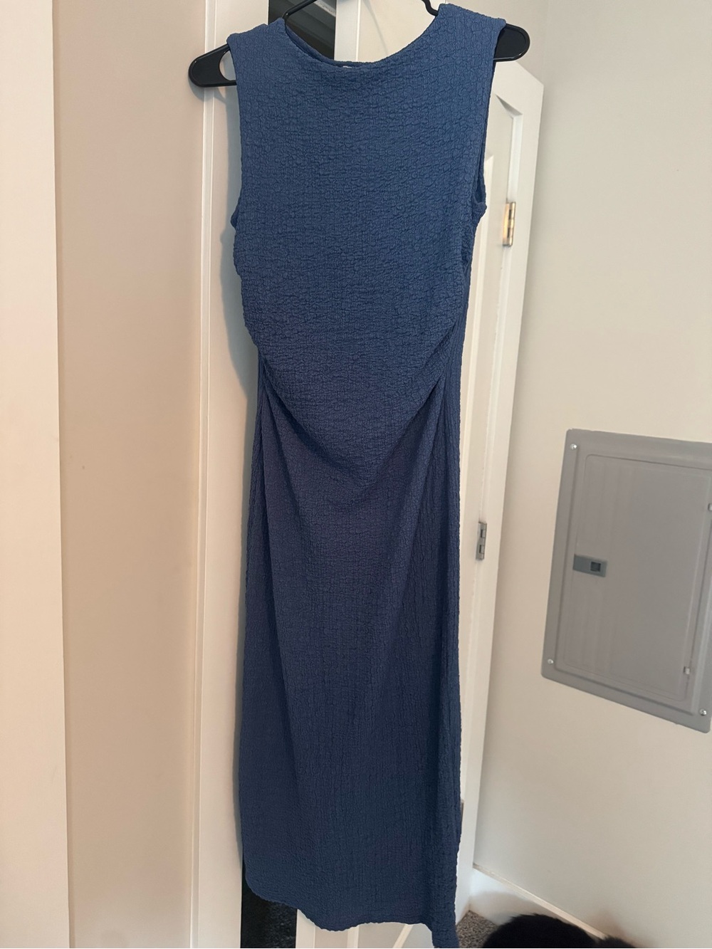 See You Monday Navy Sleeveless Maxi Dress